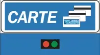 cartello blu